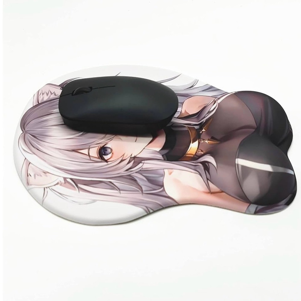 Botan Anime Mouse Pad with Wrist Rest Gaming 3D Mousepads 2Way Skin